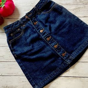 Hollister Denim Mini Skirt.